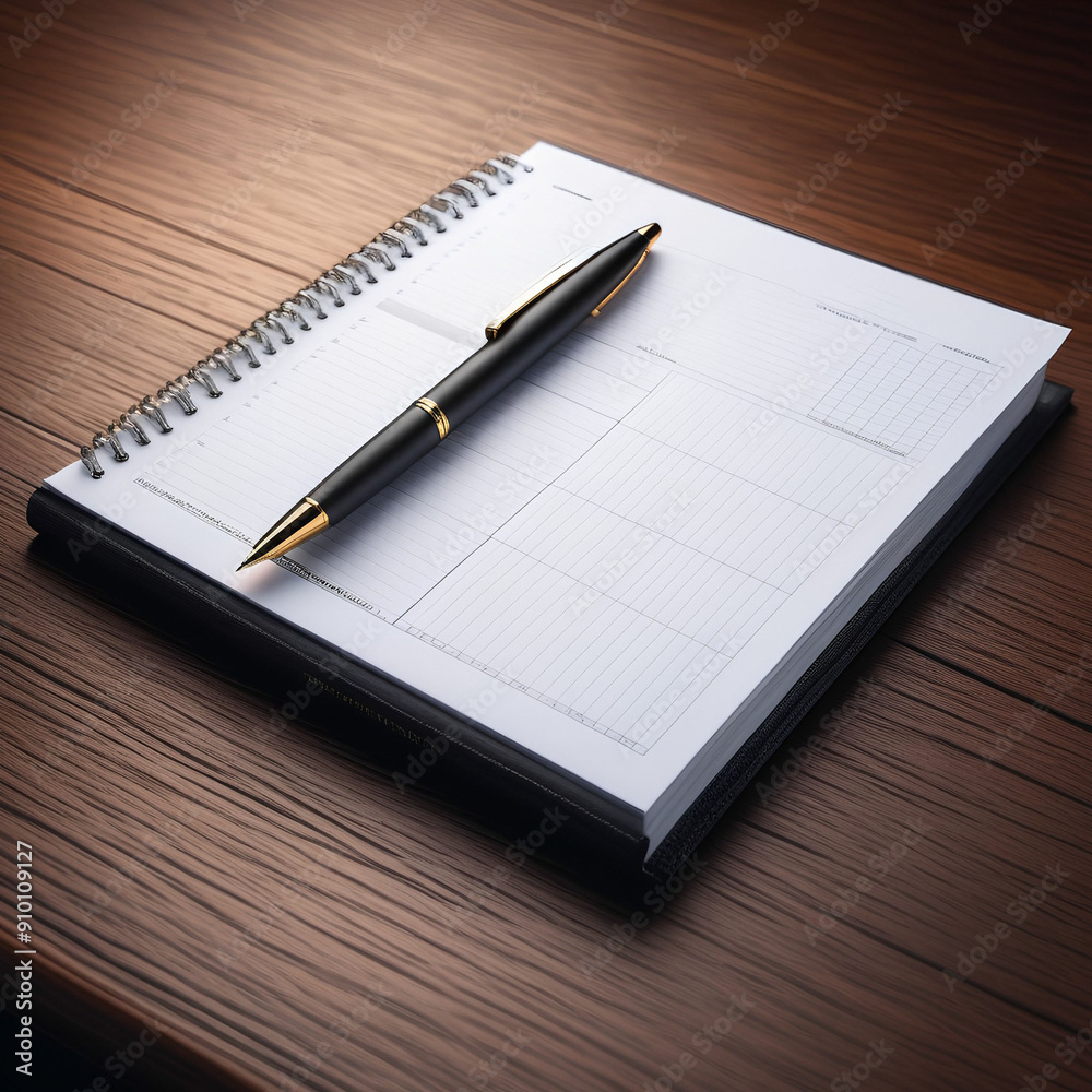 Realistic spiral binder square notebook mock up isolated on white background. 3D illustration Realistic spiral binder square notebook mock up isolated on white background. 3D illustration