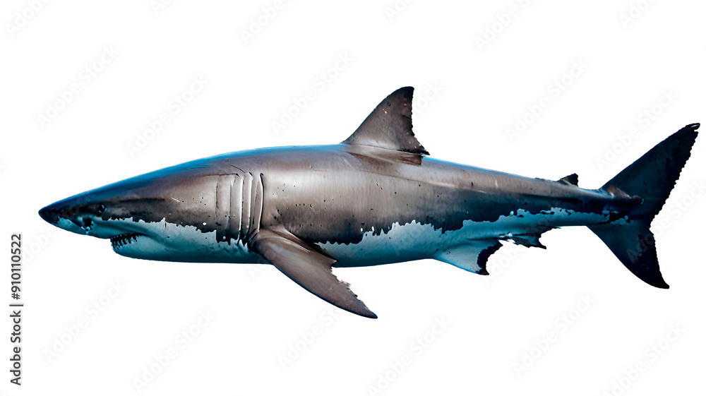Obraz premium great white shark Transparent Background