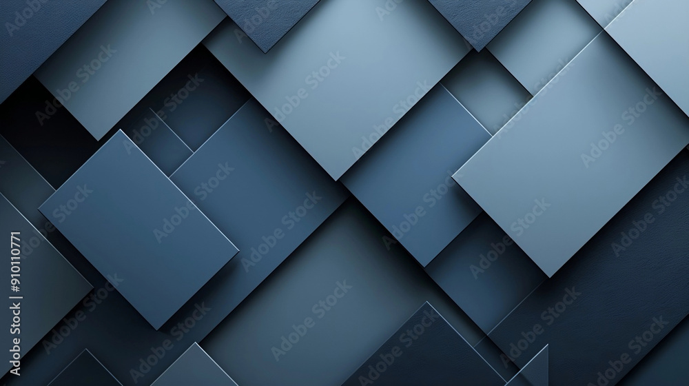 Abstract Layered Blue and Gray Geometric Shapes Abstract Layered Blue and Gray Geometric Shapes