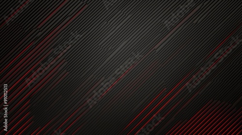 Futuristic red black abstract diagonal stripes background
