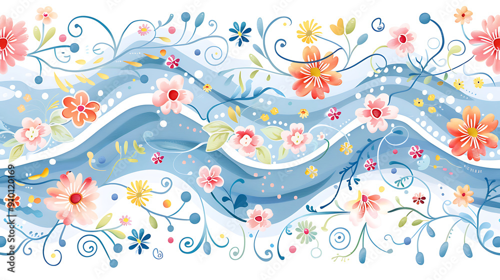 Obraz premium flower pattern