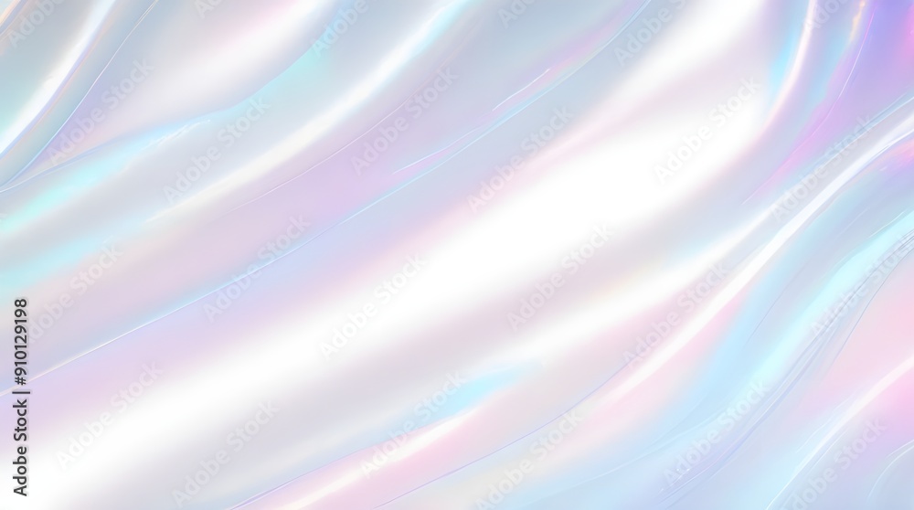 Holographic background seamless trendy iridescent light foil texture. Soft holographic pastel unicorn marble background pattern. Modern pearlescent blurry abstract swirl illustration.
Holographic background seamless trendy iridescent light foil texture. Soft holographic pastel unicorn marble background pattern. Modern pearlescent blurry abstract swirl illustration.