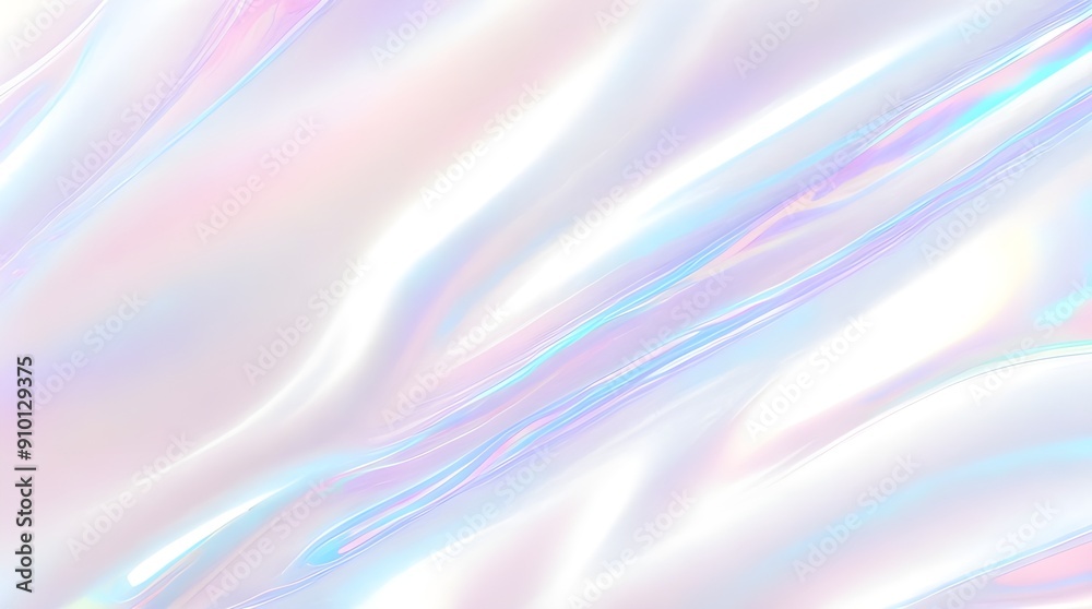 Holographic background seamless trendy iridescent light foil texture. Soft holographic pastel unicorn marble background pattern. Modern pearlescent blurry abstract swirl illustration.
Holographic background seamless trendy iridescent light foil texture. Soft holographic pastel unicorn marble background pattern. Modern pearlescent blurry abstract swirl illustration.