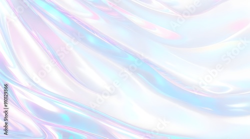Wallpaper Mural Holographic background seamless trendy iridescent light foil texture. Soft holographic pastel unicorn marble background pattern. Modern pearlescent blurry abstract swirl illustration.	
 Torontodigital.ca