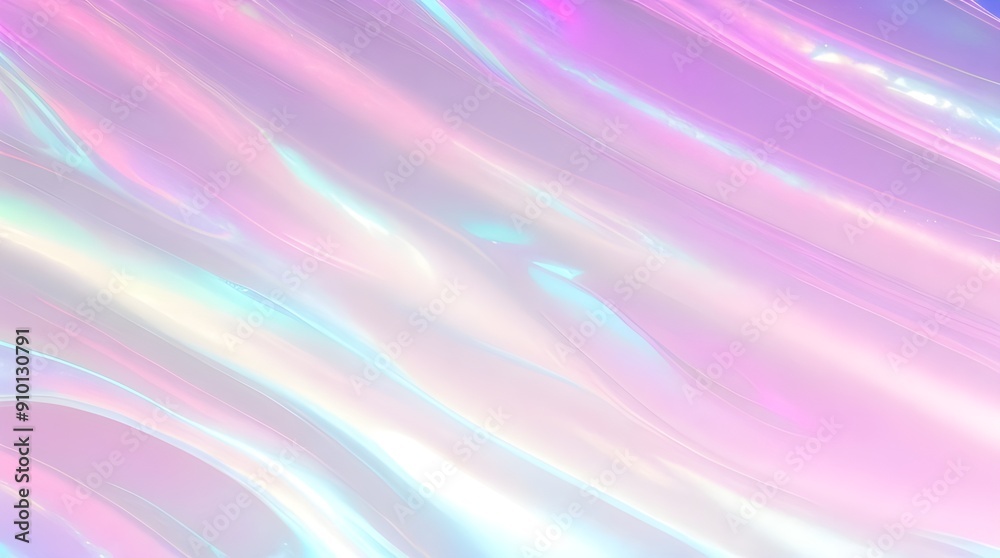 Holographic background seamless trendy iridescent light foil texture. Soft holographic pastel unicorn marble background pattern. Modern pearlescent blurry abstract swirl illustration.
Holographic background seamless trendy iridescent light foil texture. Soft holographic pastel unicorn marble background pattern. Modern pearlescent blurry abstract swirl illustration.