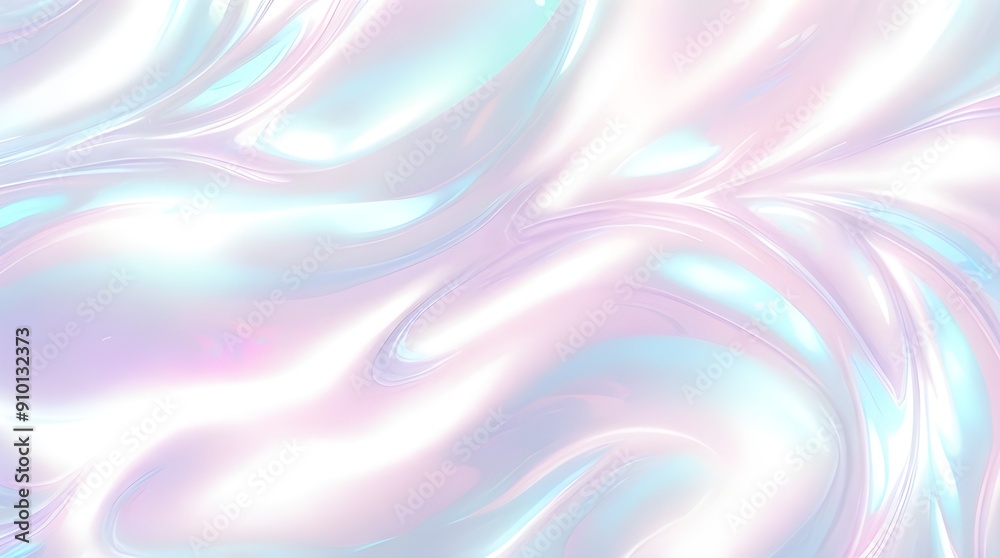 Holographic background seamless trendy iridescent light foil texture. Soft holographic pastel unicorn marble background pattern. Modern pearlescent blurry abstract swirl illustration.
Holographic background seamless trendy iridescent light foil texture. Soft holographic pastel unicorn marble background pattern. Modern pearlescent blurry abstract swirl illustration.