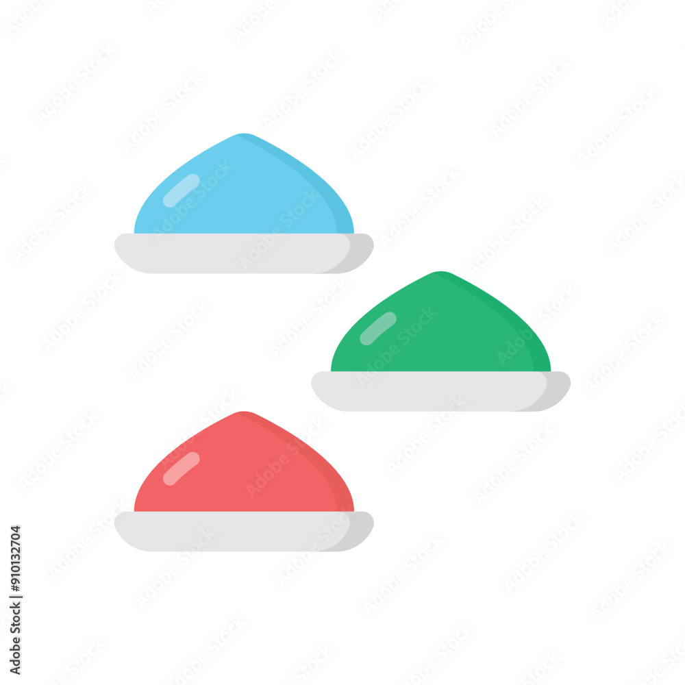 Holi vector icon
