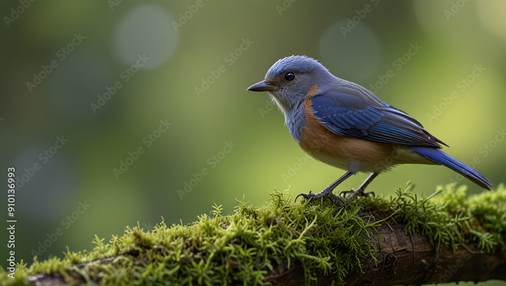 a blue-headed bird perched on a rock a blue-headed bird perched on a rock