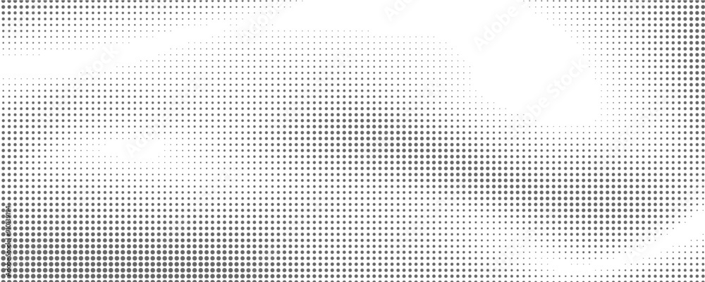Fototapeta premium Dots halftone white and blue color pattern gradient grunge texture background. Dots pop art comics sport style vector illustration.