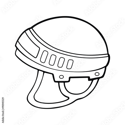 hokey helmet coloring pages