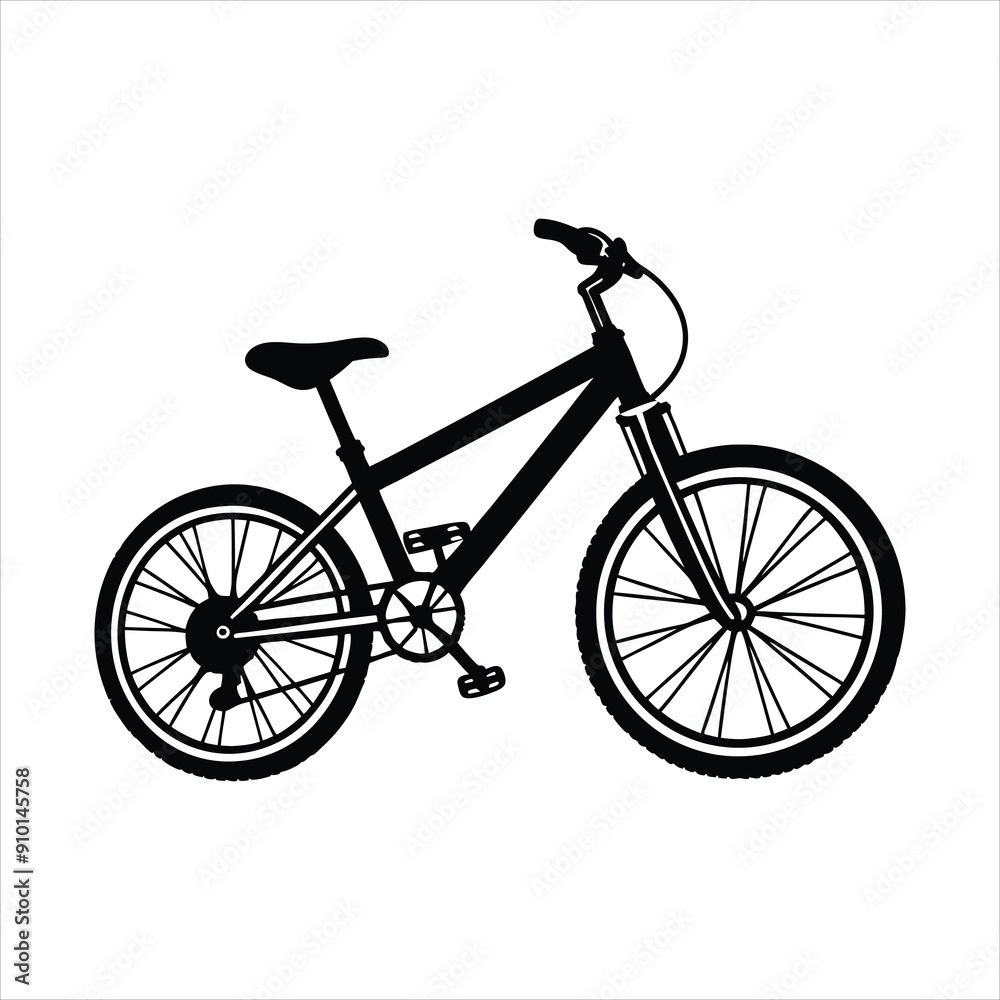 Cycle silhouette vector with white background Cycle silhouette vector with white background