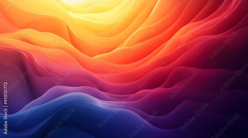 Vibrant Sunset. Abstract background with a gradient of warm colors. Vibrant Sunset. Abstract background with a gradient of warm colors.