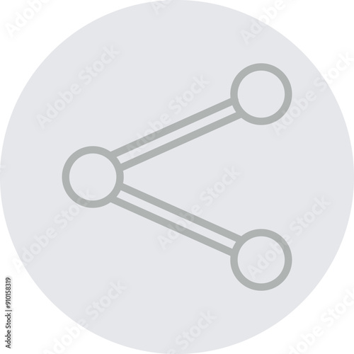 Share Vector Line Grey Circle Grey