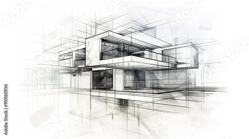 The Fascinating World of Abstract Architectural Drawings: A Blend of Creativity and Innovation. Showcasing Unconventional Designs and Inspiring Spatial Concepts.