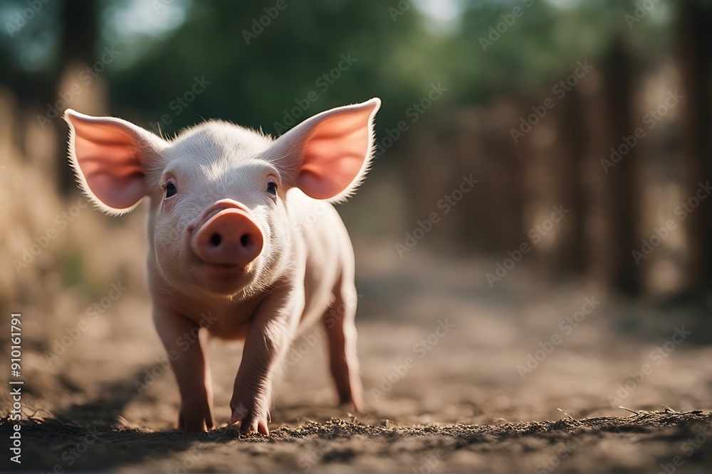 piglet looking funny portrait pig farm baby young swine animal hay breeding cute white farming straw small pork meat nature pink industry food closeup hog little barn agriculture domestic mammal nose piglet looking funny portrait pig farm baby young swine animal hay breeding cute white farming straw small pork meat nature pink industry food closeup hog little barn agriculture domestic mammal nose
