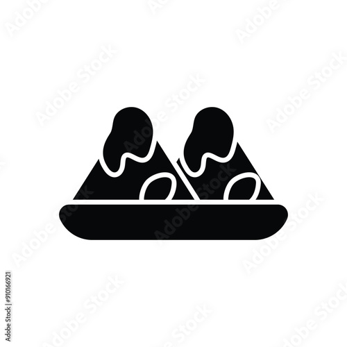 Samosa vector icon