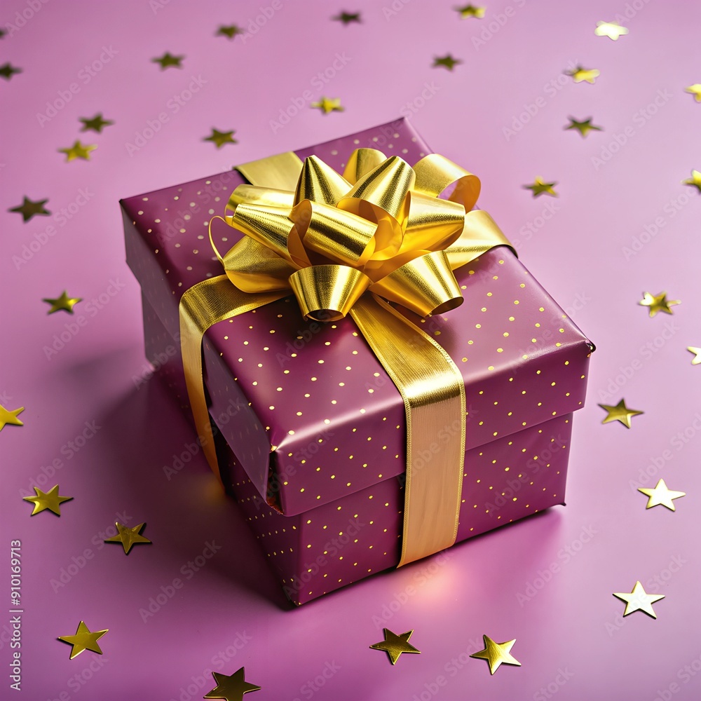 gift box with ribbon