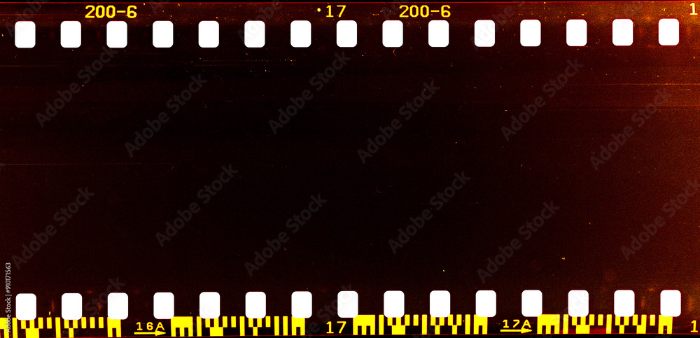 film strip texture with light leaks, dust and scratch, abstract background