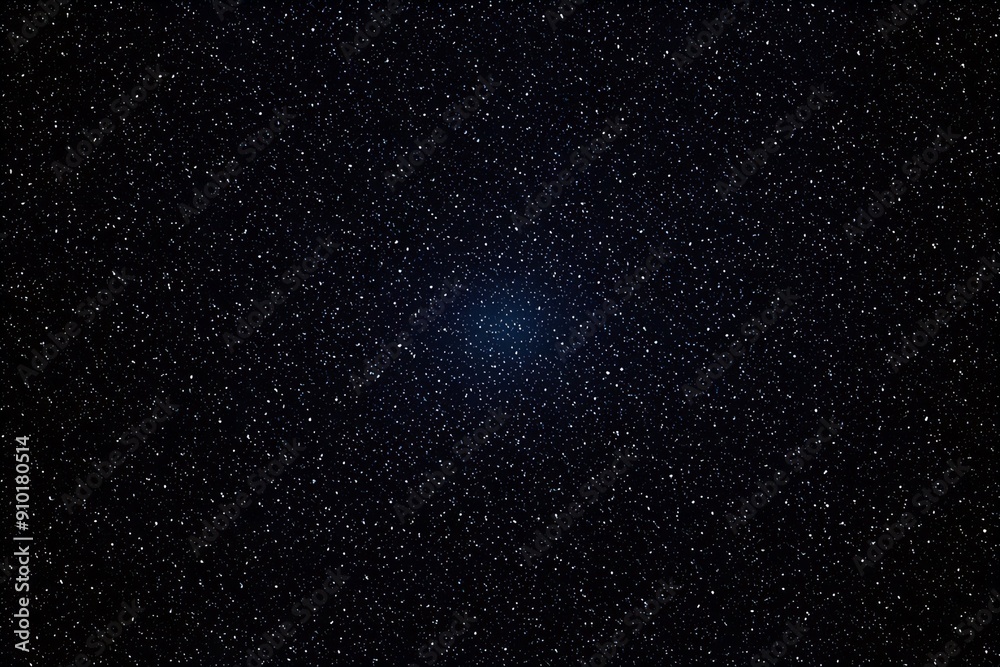 Star-filled night sky with a dense cluster of stars in the center. Astronomy and space exploration concept. Noise on black seamless background. Design for wallpaper, poster, banner and print Star-filled night sky with a dense cluster of stars in the center. Astronomy and space exploration concept. Noise on black seamless background. Design for wallpaper, poster, banner and print