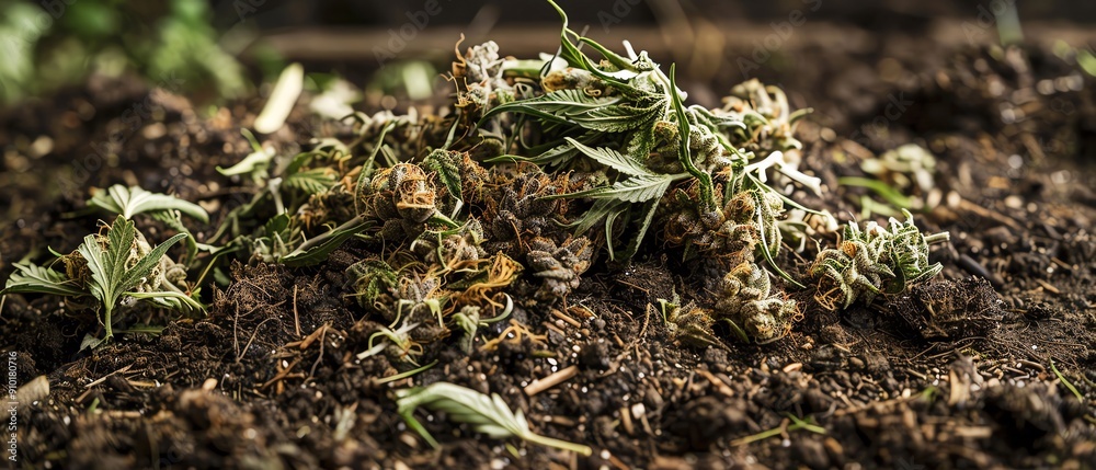 Decomposing cannabis waste in compost Zero waste practices Decomposing cannabis waste in compost Zero waste practices