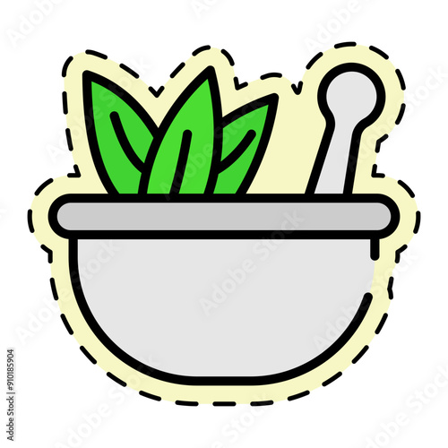 Herbal Medicine Sticker