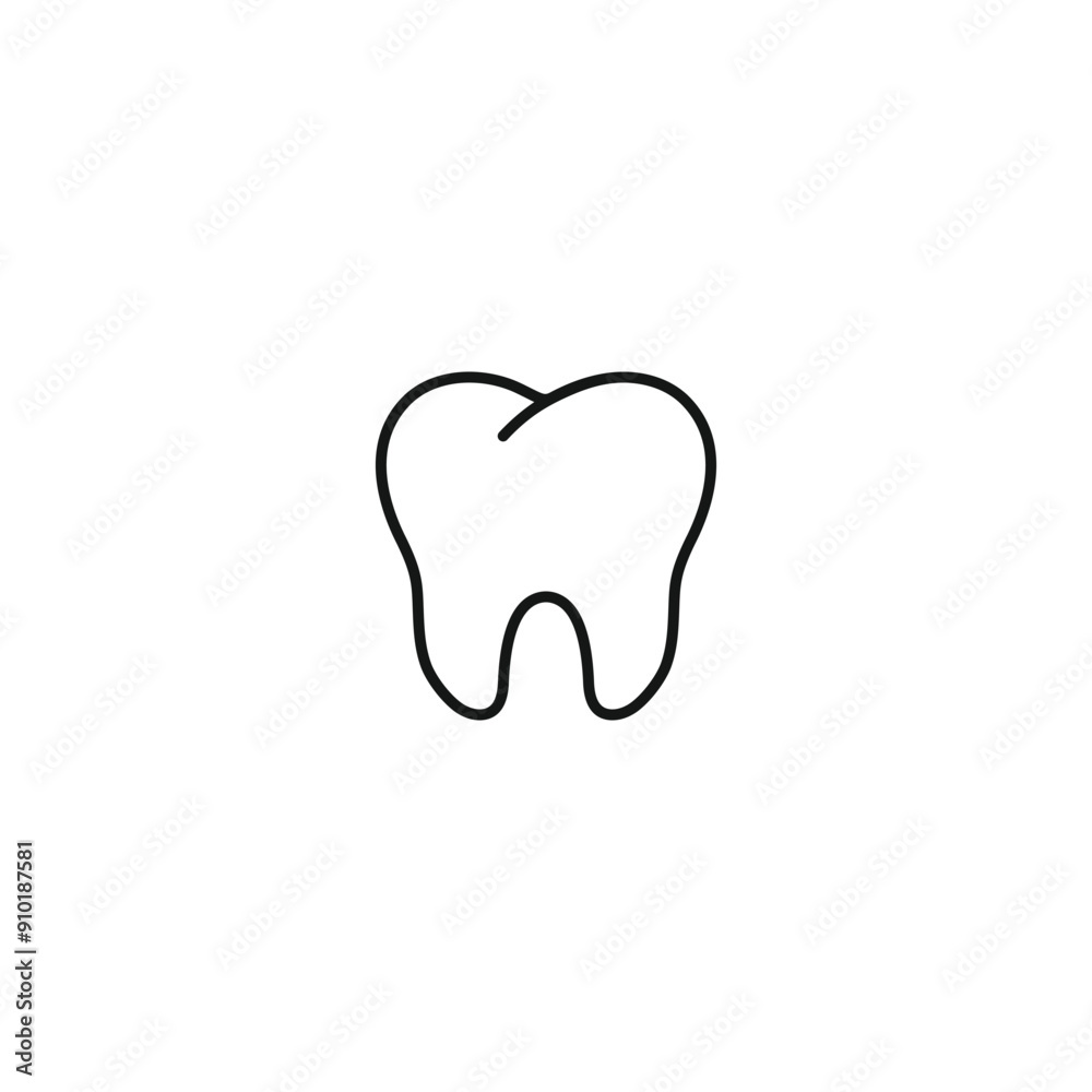 Dental icon vector. EPS 10 editable vector Dental icon vector. EPS 10 editable vector