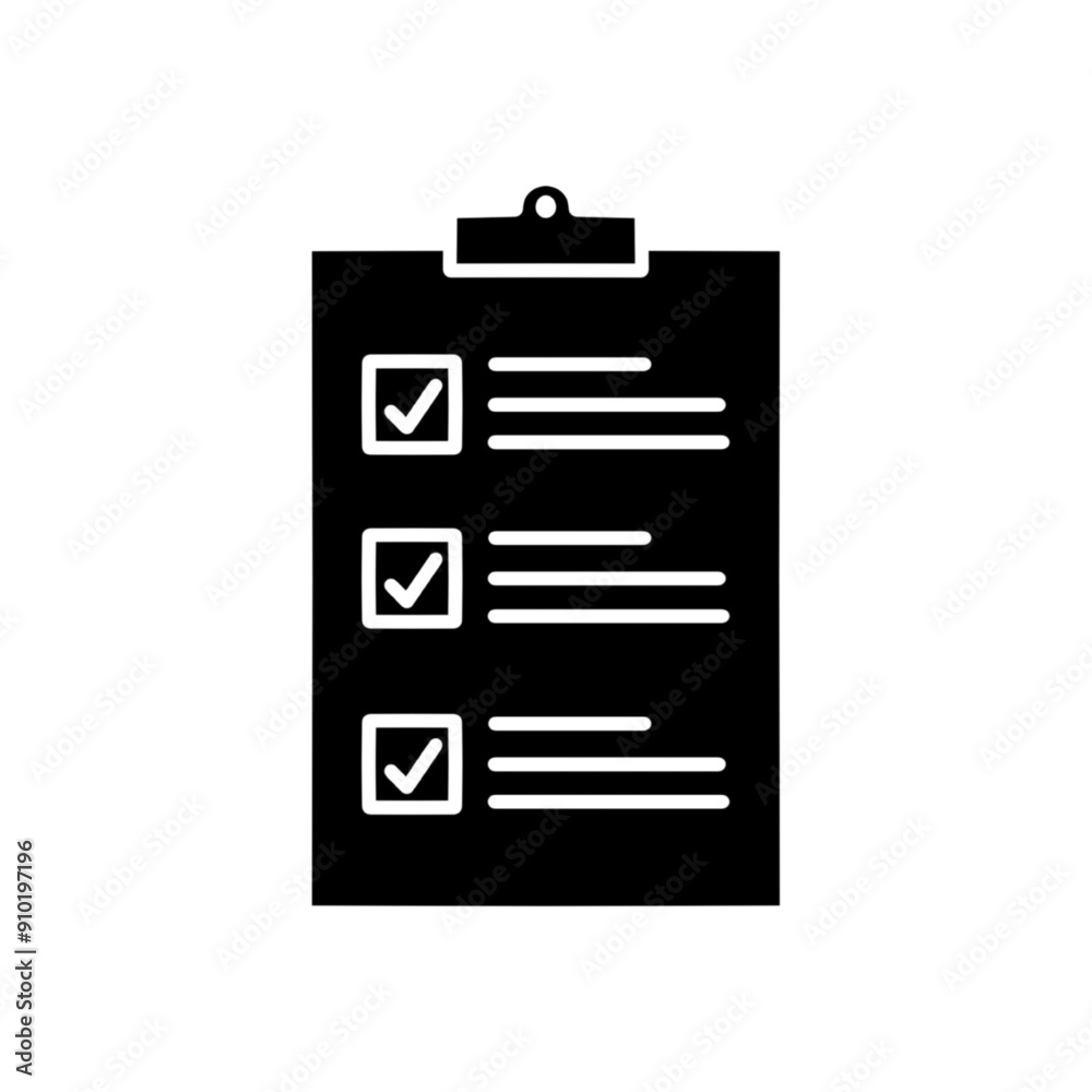 Clipboard line icon. Checklist sign symbol for web site and app design. Clipboard line icon. Checklist sign symbol for web site and app design.
