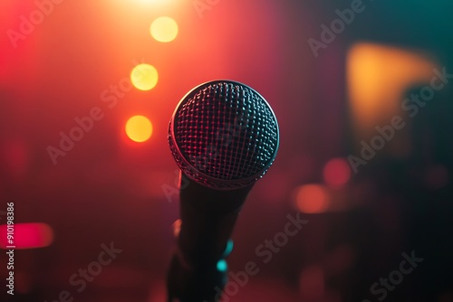 microphone on stage