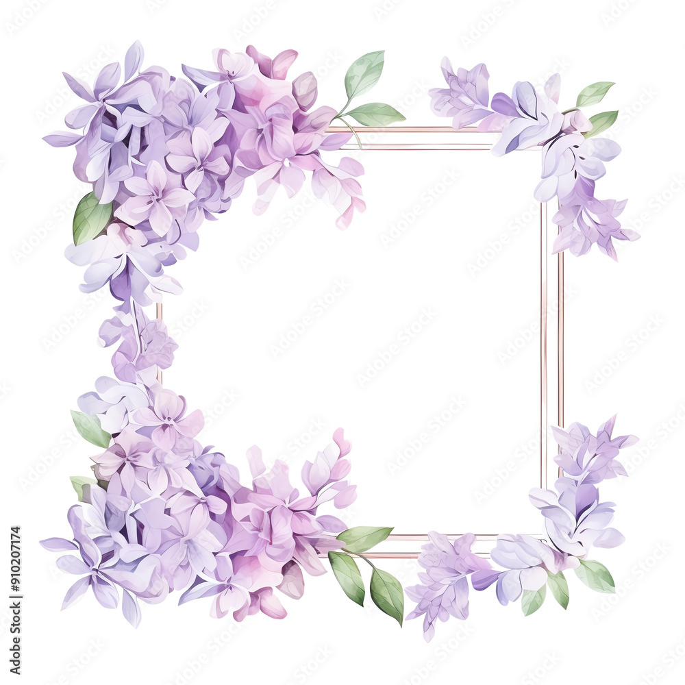 Elegant floral frame with purple and pink flowers, perfect for invitations, greeting cards, and decorative purposes. Elegant floral frame with purple and pink flowers, perfect for invitations, greeting cards, and decorative purposes.