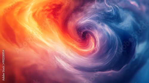 Captivating Vortex of Hues. Abstract background with a swirling vortex of colors concept