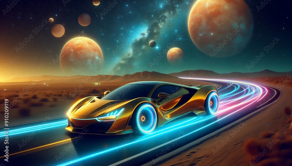 Neon Velocity: A Cyber-Speed Journey Neon Velocity: A Cyber-Speed Journey