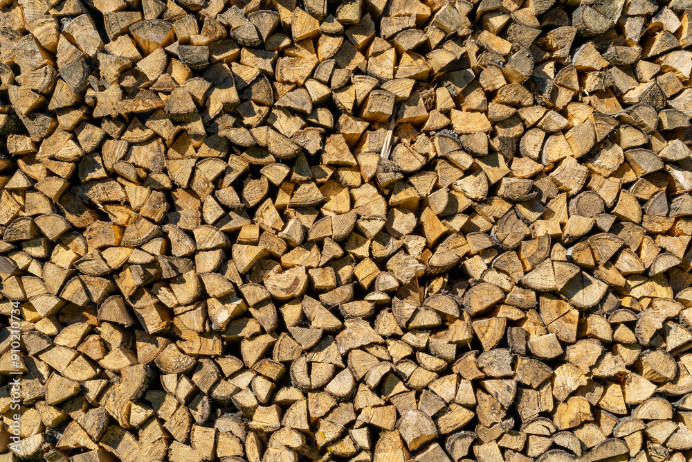 Firewood storage concept. Natural sawn wood stacked in row, texture. Stacks of chopped logs as background. Romantic winter in front of fireplace. Wallpaper. Firewood storage concept. Natural sawn wood stacked in row, texture. Stacks of chopped logs as background. Romantic winter in front of fireplace. Wallpaper.