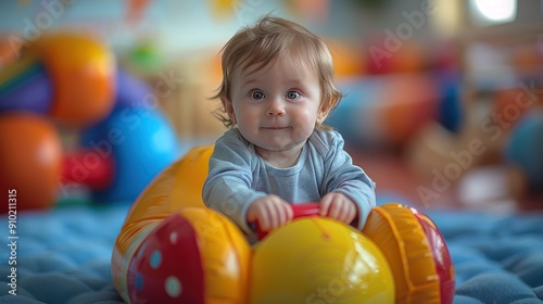 Baby Playing with Toy