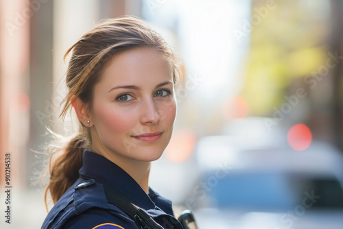 First responder portrait on a sunny day