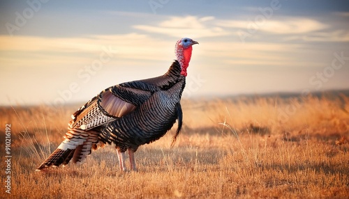 Turkey in Field