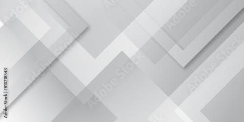 Abstract background with lines White background with diamond and triangle shapes layered in modern abstract pattern design Space design concept Suit for business, corporate, institution presentation.	
