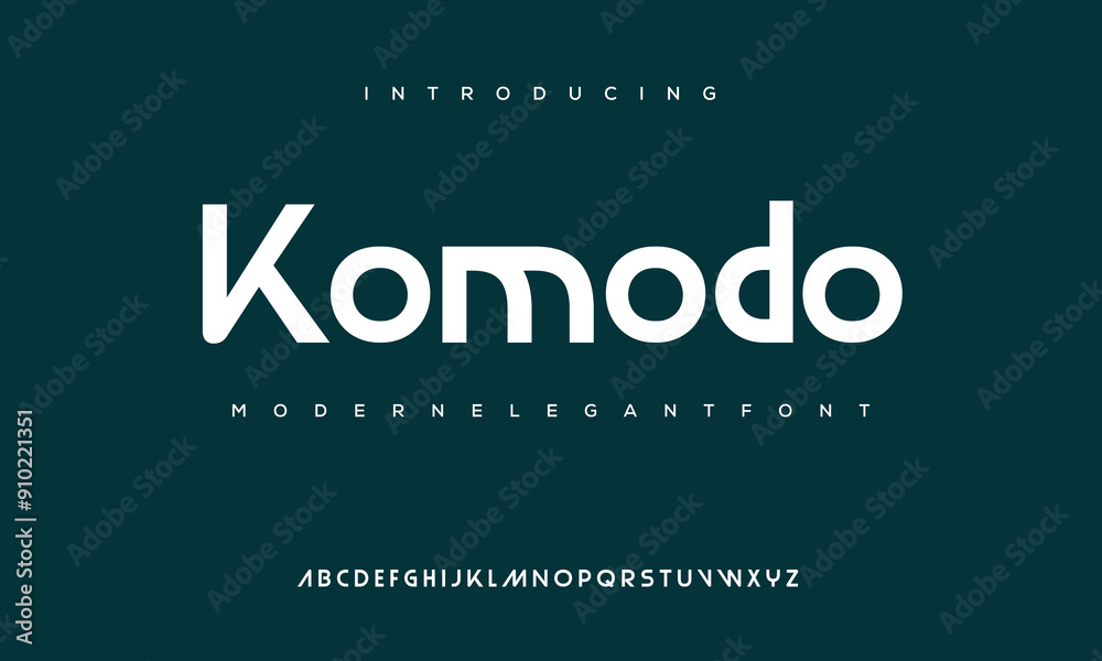 Komodo modern stylish capital alphabet letter logo design Komodo modern stylish capital alphabet letter logo design