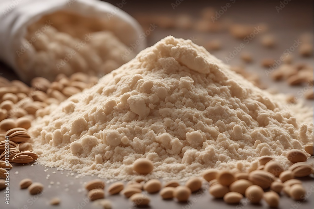 wheat flour Pile wheat flour Pile