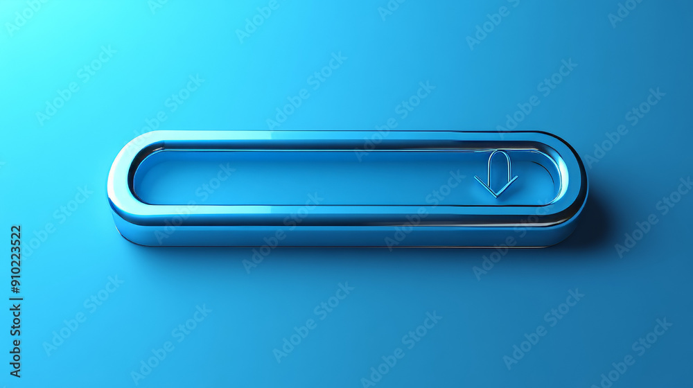 Blank search bar on a blue background with a paperclip. It can be used for business or study concepts. It's a 3D rendering and each element has its own clipping path, so you can easily edit it. Blank search bar on a blue background with a paperclip. It can be used for business or study concepts. It's a 3D rendering and each element has its own clipping path, so you can easily edit it.