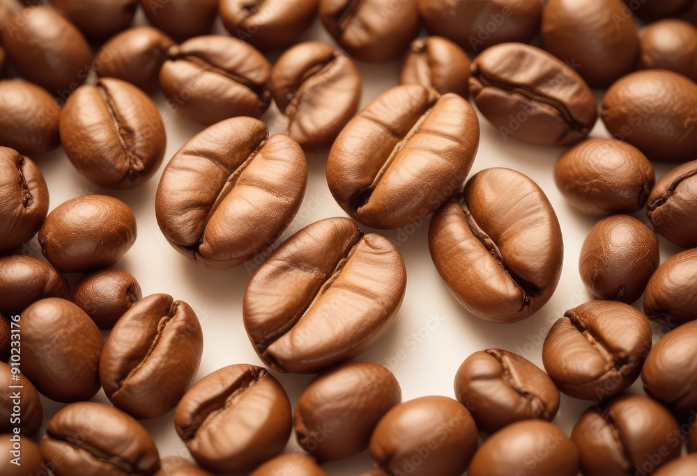 coffee bean isolated on white background, clipping path, full depth of field, ai coffee bean isolated on white background, clipping path, full depth of field, ai