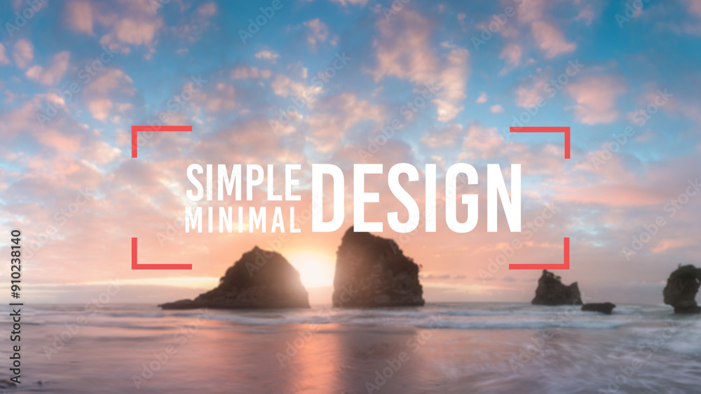 Minimal Shape Titles Stock Template | Adobe Stock