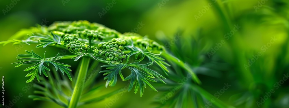 A tight shot of a verdant plant, its leaves dotted with water droplets, against a softly blurred backdrop A tight shot of a verdant plant, its leaves dotted with water droplets, against a softly blurred backdrop