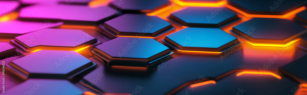 Multicolored honeycomb pattern Multicolored honeycomb pattern