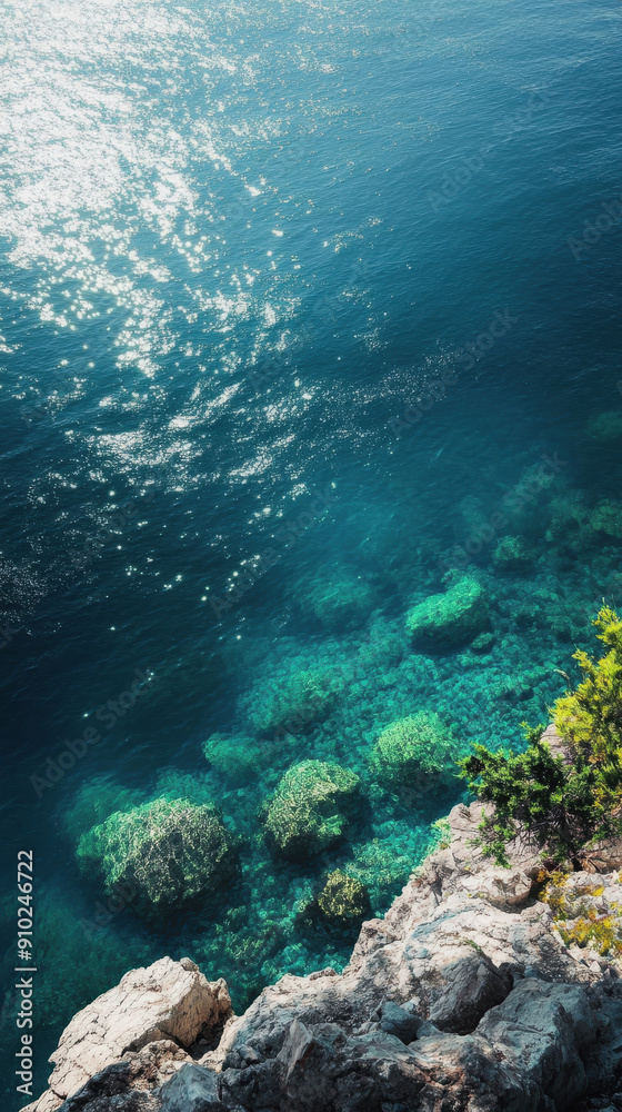 Fototapeta premium the seashore. International Black Sea Day. sea waves.