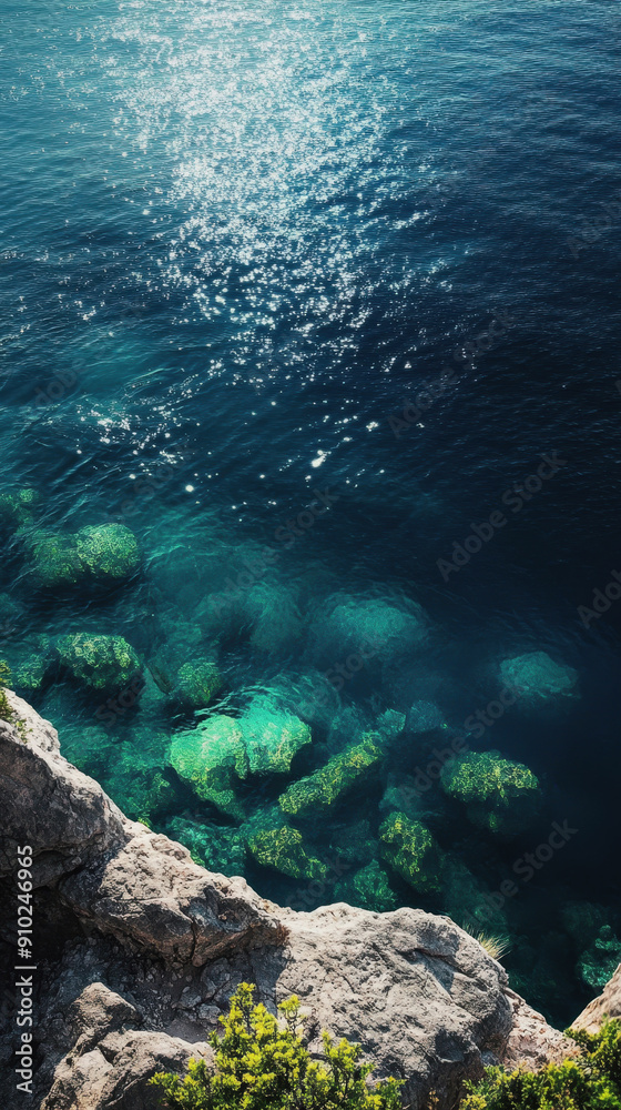 Obraz premium the seashore. International Black Sea Day. sea waves.