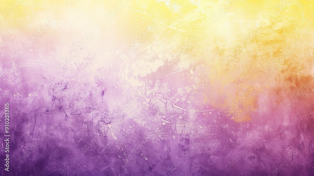 Serene Pastel Purple and Yellow Gradient Background with Soft Texture Serene Pastel Purple and Yellow Gradient Background with Soft Texture