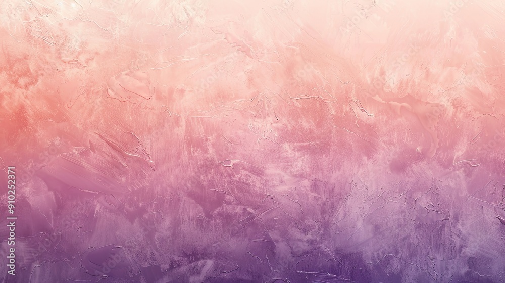 Fototapeta premium Serene Pastel Coral and Lavender Gradient with a Soft Velvety Texture