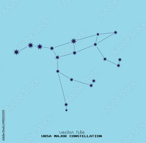 ursa major- editable eps vector file