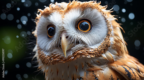 close-up photo of owl