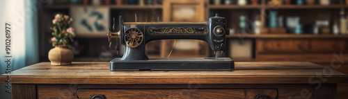 Antique Sewing Machine photo